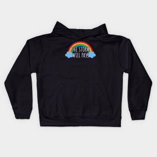 The Storm Will Pass Kids Hoodie